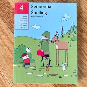 Sequential Spelling volume 4 student workbook, homeschool spelling curriculum